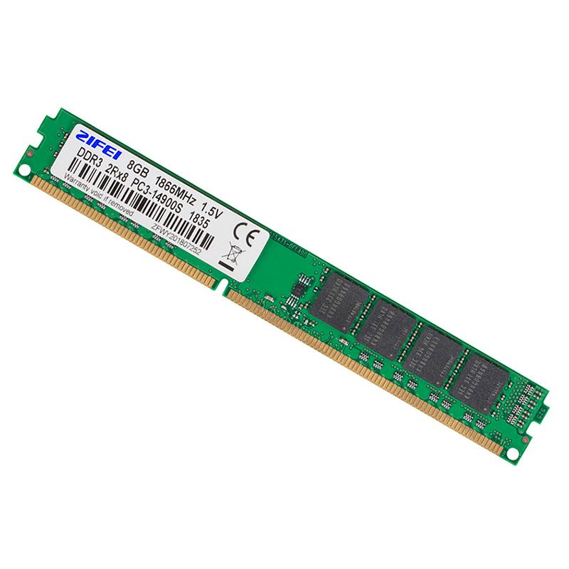 

8GB DDR3 RAM 1866/1600/1333 MHZ 240PIN 1.5V/1.35V 2R*8 Double model DIMM NON-ECC DESKTOP Memory Intel/AMD support Dual channel