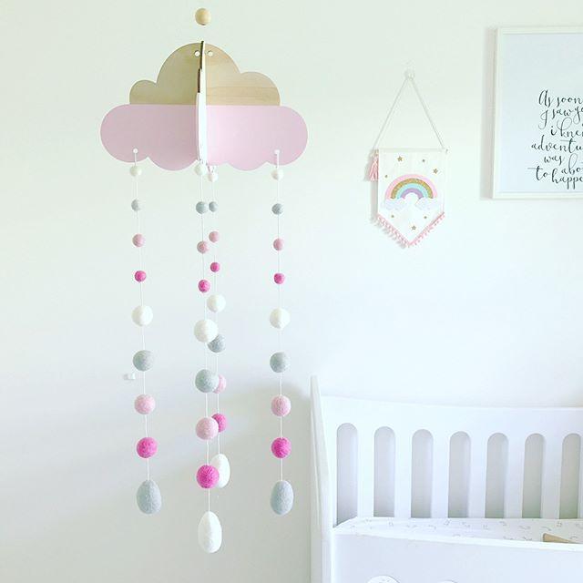 

INS BGM Cloud Wood Board Fuzzy Ball Hanging tent Drop Children's Room Home Decoration Studio Layout Photo Background