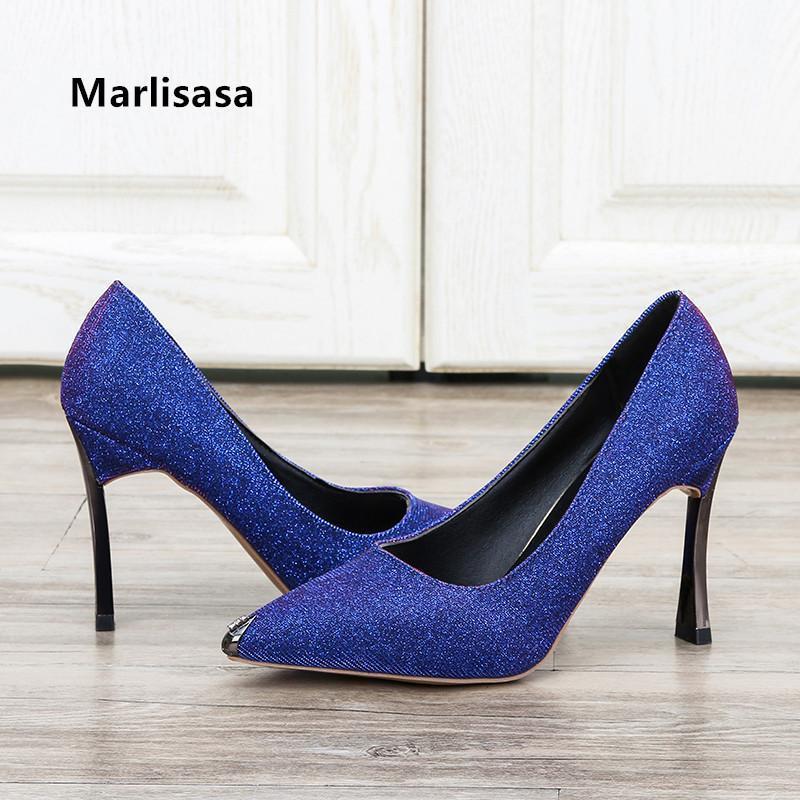 

Marlisasa Women Cute Pointed Toe High Heel Stiletto Zapato Negro Tacon Ladies Classic Spring Comfort High Heel Pumps H55581
