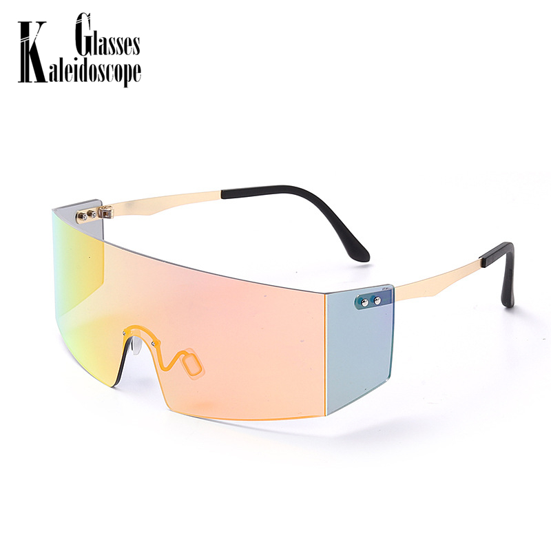 

Sunglasses Fashion Big Frame Goggles Sun Glasses Men Women Oversized Metal Frames Eyewears Classic Eyeglasses