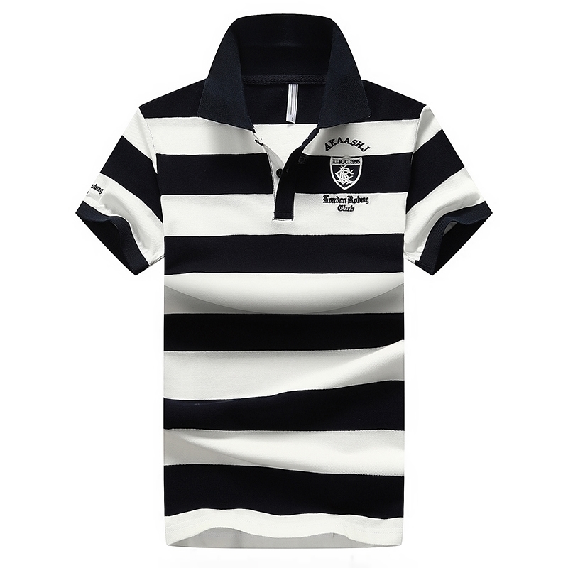 

New Attacked 2021 Polo Shirt Men's Shirts Short Pole From Cotton Striped Summer Poloshirts Mens Business Costumes Quality 33H9, 3 pcs