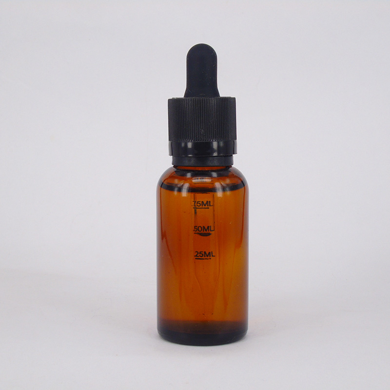 

Wholesale 10ml 30ml 50ml amber glass essential oil bottle with graduated dropper pipette,glass tincture bottle with childproof cap in stock