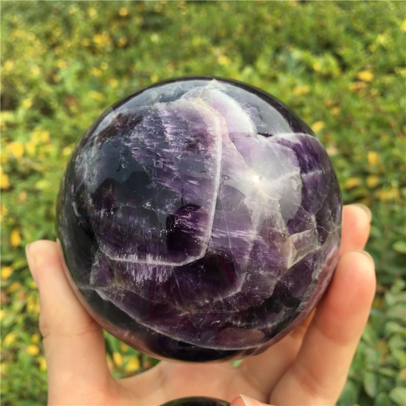 

high quality new natural Dream Amethyst Quartz Crystals Sphere ball Healing for Home decoration