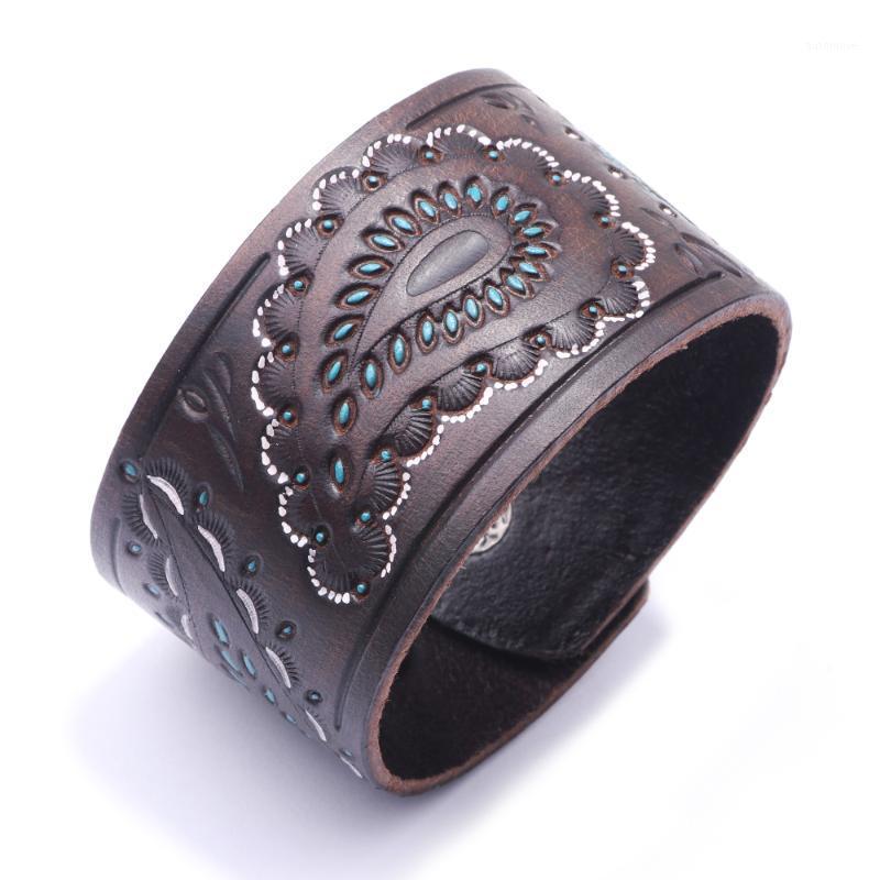 

2020 new bracelet men Leather Bracelets Denim leather bracelet European and American cowboy style fashion domineering1
