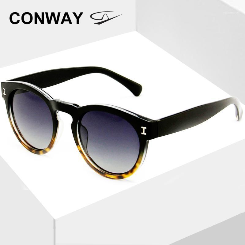 

Conway Fashion Ladies Sunglasses Round Retro Steam Punk Sun Glasses Circle Polarized Driving Glasses for Women Shades Eyeglasses1