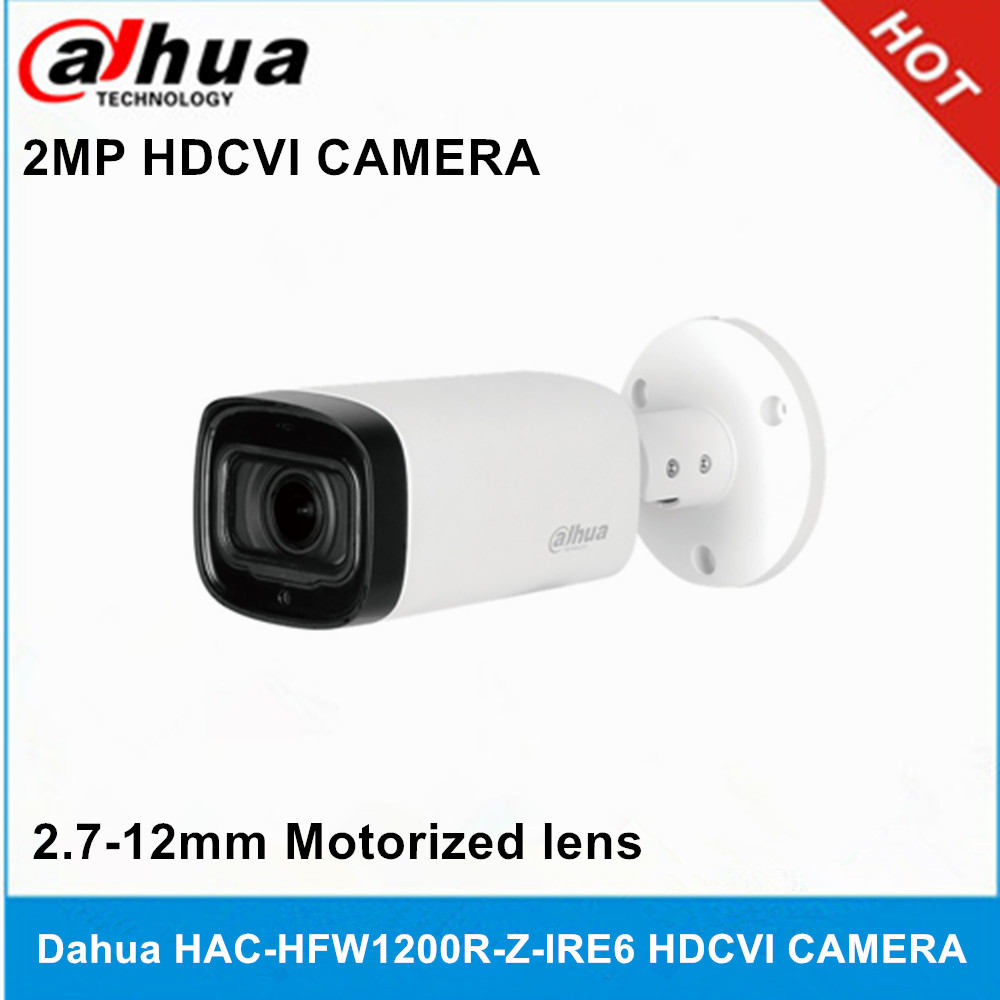 

HAC HFW1200R-Z-IRE6 2.7mm ~12mm motorized zoom lens 1080P 2MP IR 60m outdoor HDCVI Camera HFW1200R-Z-IRE6