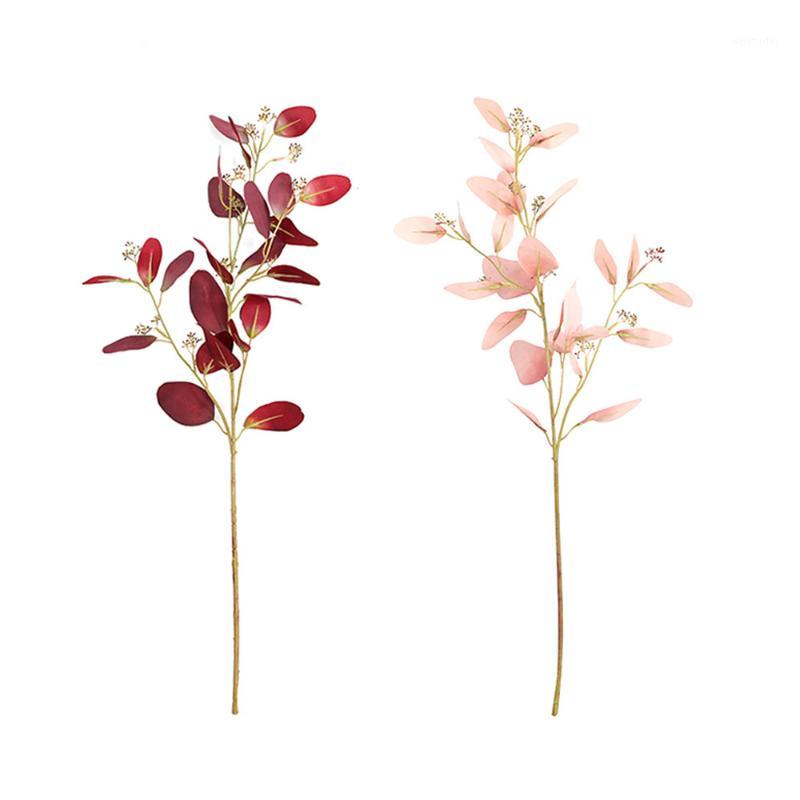 

Party Home Decor Wedding Decoration Artificial Plant Simulated Eucalyptus Artificial InsRattan with Fruit 72cm Office Diy1