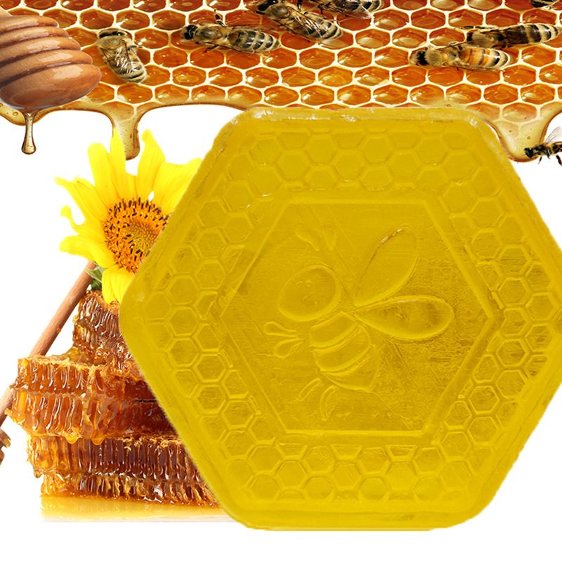 

honey soap honeycomb hexagon manual soap cleaning moisturizing cleansing soap
