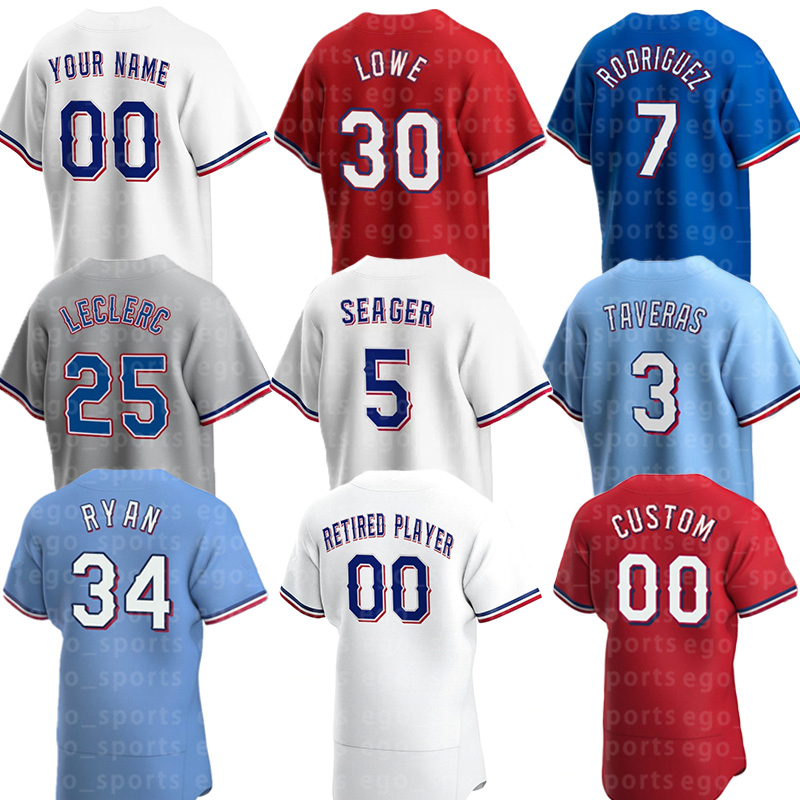 

21 22 Texas Nolan Ryan Jersey 7 Ivan Rodriguez 13 Joey Gallo 53 Adolis Garcia 29 Adrian Beltre 44 Kyle Gibson Willie Calhoun Justin Foscue Choo Fielder Baseball Jerseys, Men's color 2