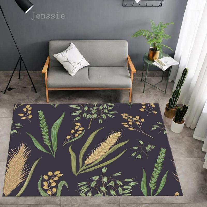 

8 Sizes 6 Styles Cartoon Wheat Ears Rug Anti-slip Carpet 3D Print Floor Mat Rugs For Living Room Hallway Carpet Entrance Door1, As picture
