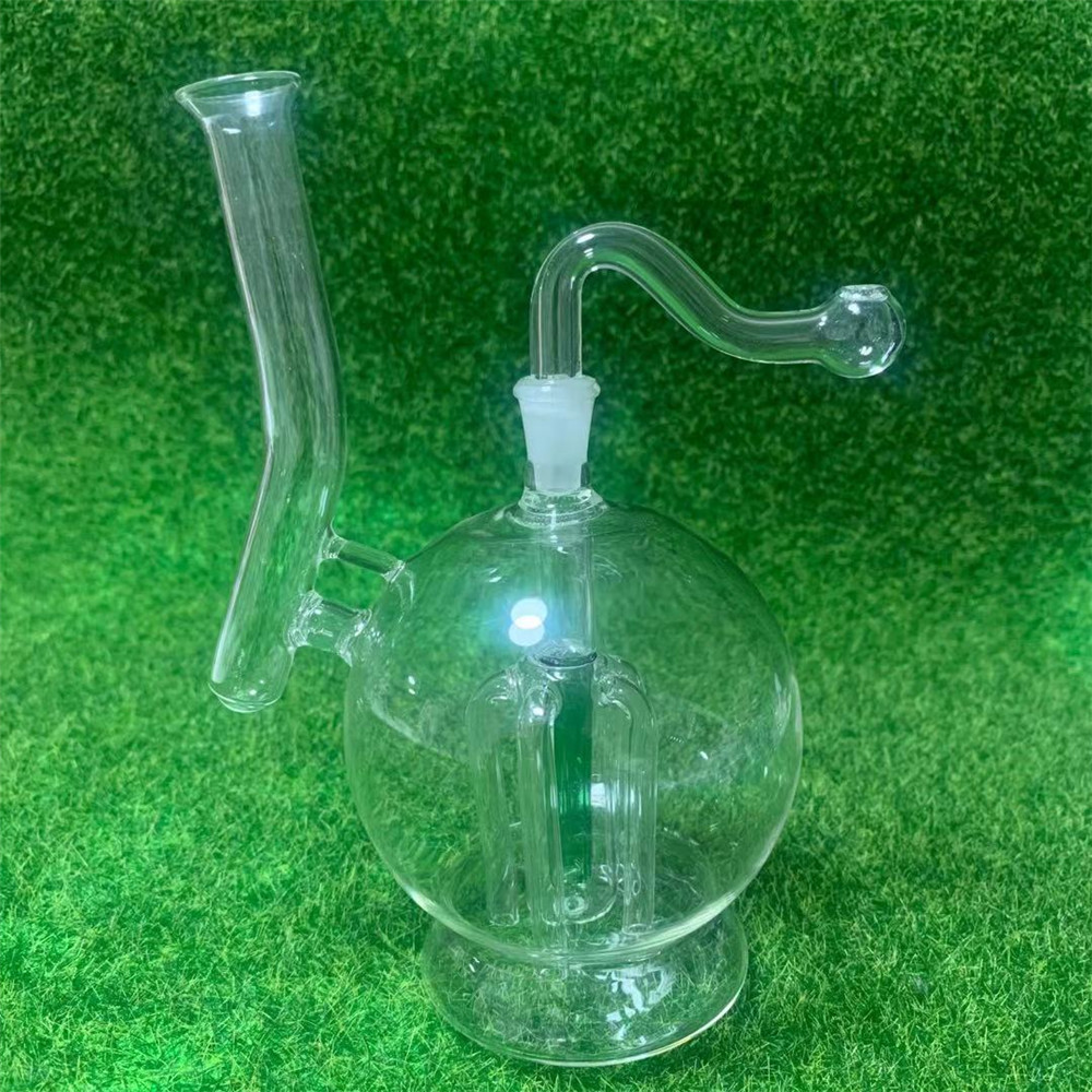 

Glass Bong Bubbler Oil Burner Water Pipe Water Bong for Smoking Hookah Shisha Pipe Percolator 10mm Oil Burner Bowl