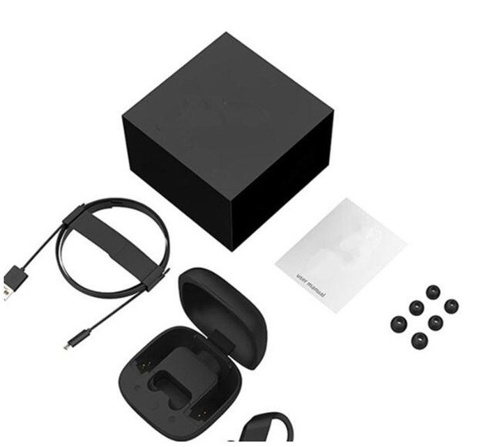 

Factory Direct Wireless Earphones Mini Power Bluetooth Headphones With Charger Box Power Display TWINS Wireless Headsets, Black