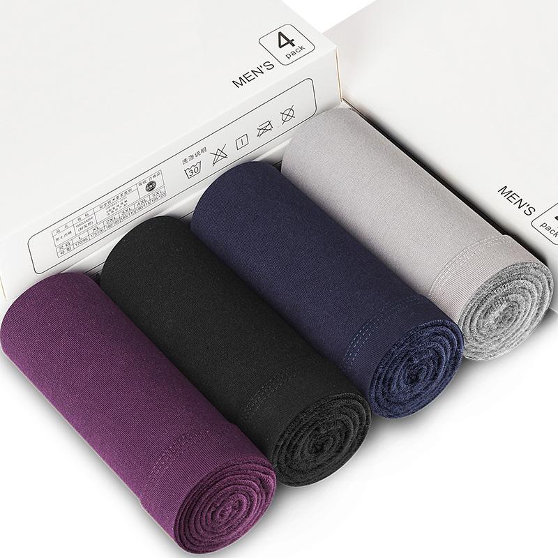 

4pcs/lot New Cartoon Men's Boxer Underwear Shorts Print Boxers Sexy Underpants Male Plus Size Boxers Lot, 8965-b