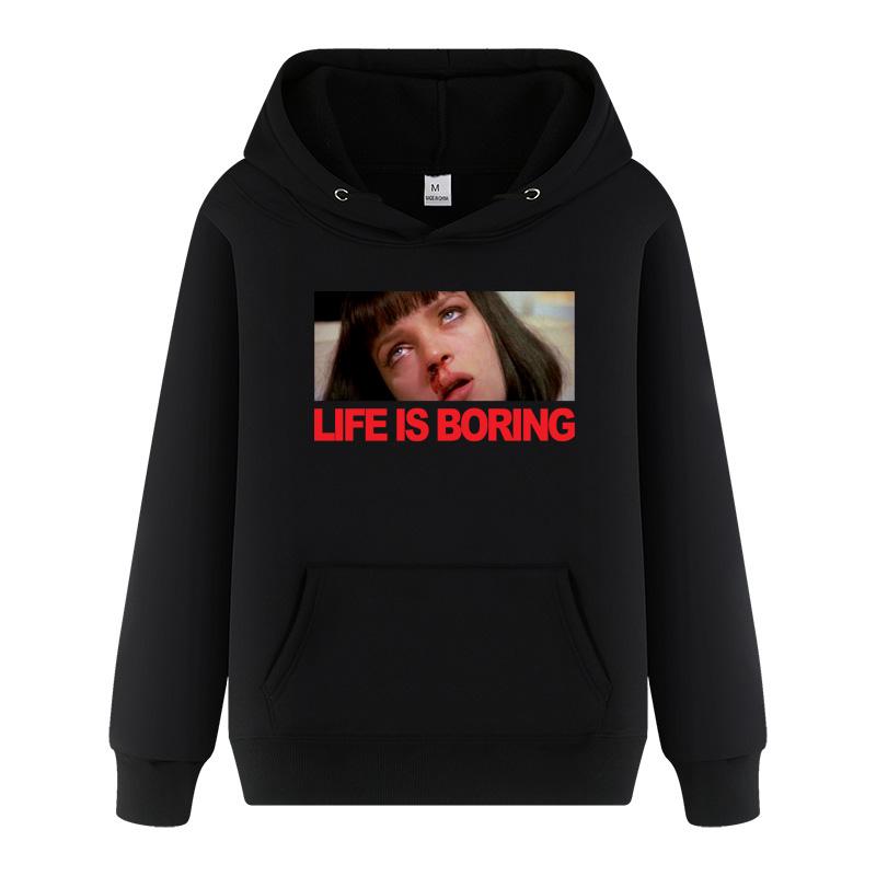 

Hoodie black winter Sweatshirts men Funny fashion Leisure men clothing 2020 sudadera hombre Loose new, Purple