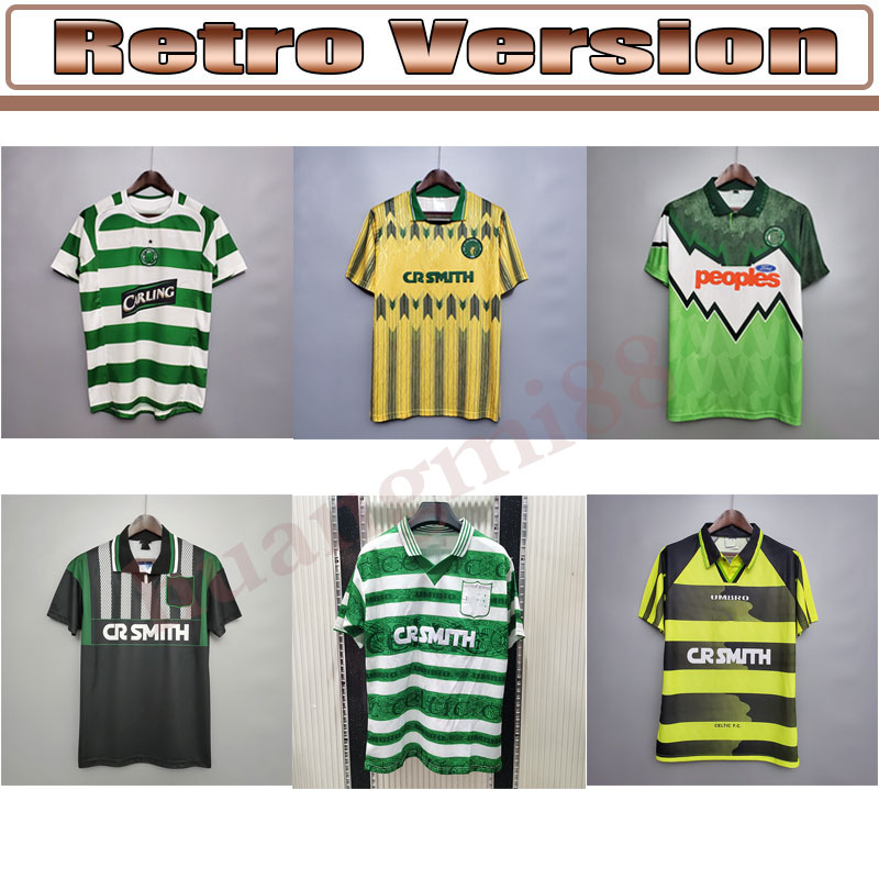 

retro 95 97 98 99 Jersey collector's edition 85 88 91 92 LARSSON soccer jerseys HOME GREEN BRATTBAKK JOHNSON WIEGHORST BURLEY Worth having