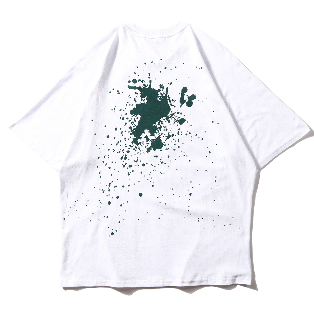 

2021 New African Eden Chinese Style Ink Jet Printing Art Hip Hop Short Sleeve Men's Harajuku Street Casual Wear T-shirt Ukzm, White