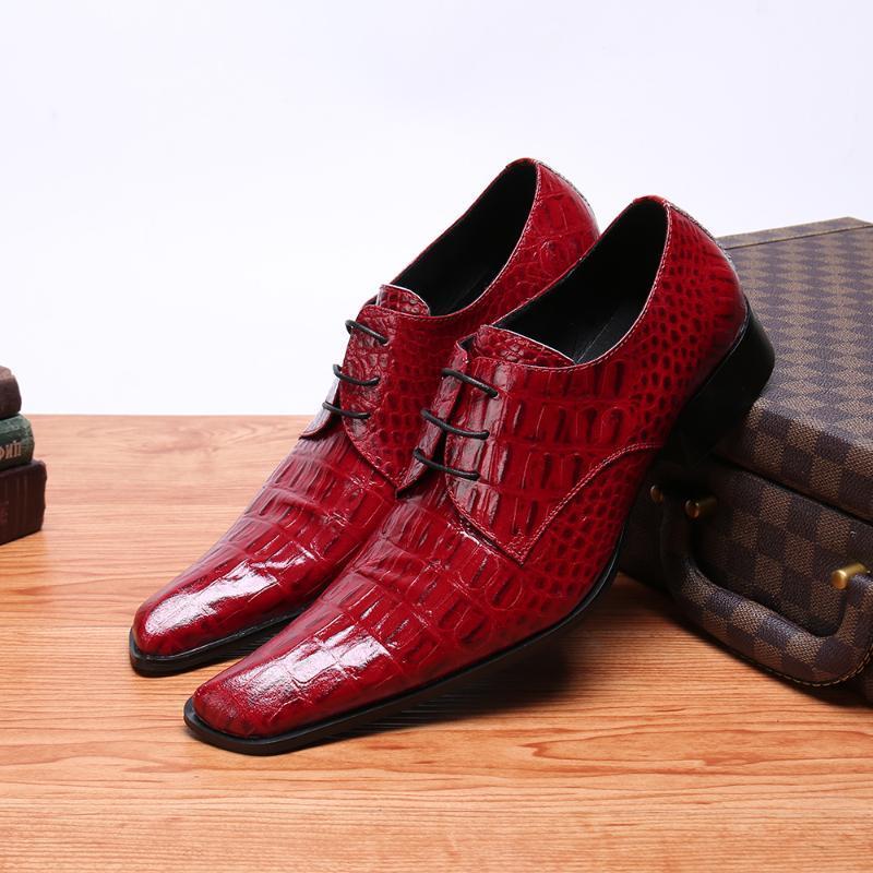 

New summer pumps business casual men's shoes British fashion square toe single shoes lace-up men's1