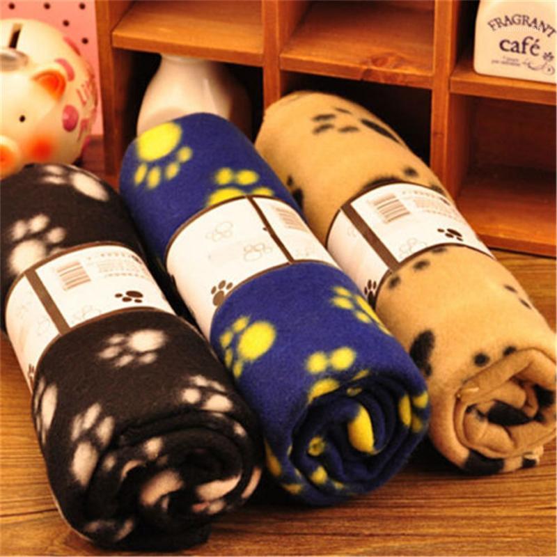 

1 pc 70 x 60cm Winter Dog Bed Mat Pet Cushion Blanket Warm Print Puppy Cat Fleece Beds For Small Large Dogs Cats1, Black