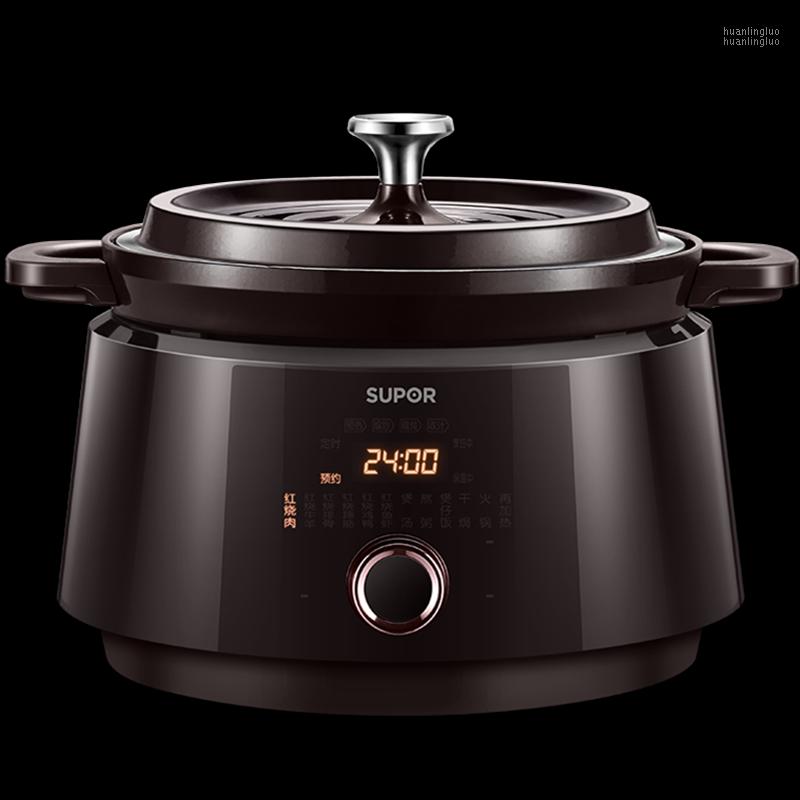 

220V Household Intelligent Electric Stewing Machine Multi Cooker Health Preserving Enamel Pot Stewer1