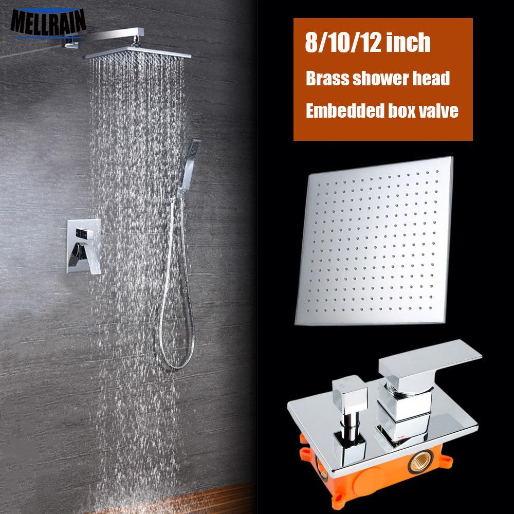 Everso 12//10//8//6//4 pulgadas Acero inoxidable ultrafino cascada ducha cabeza