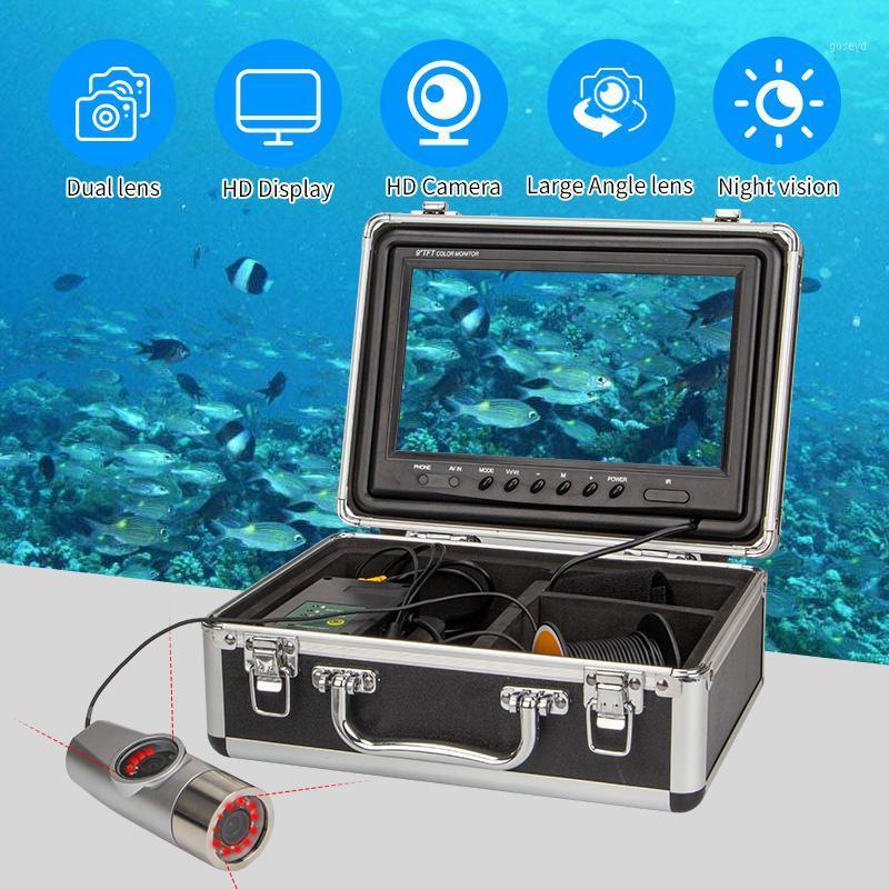 

FREE DHL WF20 7'' Underwater Fishing Camera with 15/30m Cable Professional Dual Lens Two Cameras Waterproof Fish Finder System1