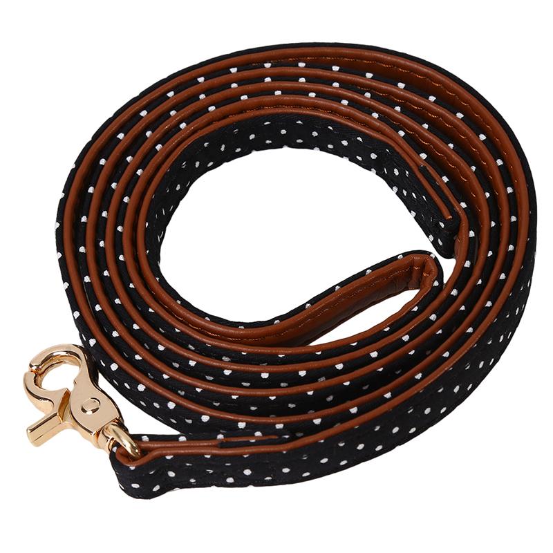

Leather Pet Dog Leash Cat Dog Walking Lead Rope With Dot Pet Cats Collar Leashes Strap For Small Medium Dogs Red Black