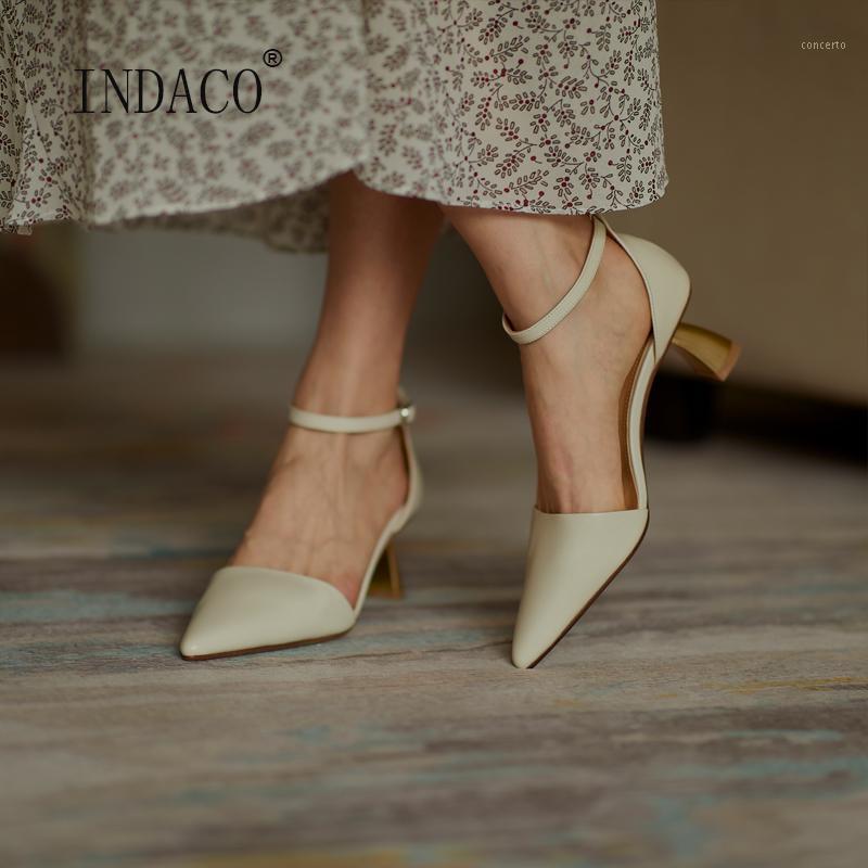 

Black Beige Heels Women Leather Heels Women Fashion Sandals 2020 5.5cm1