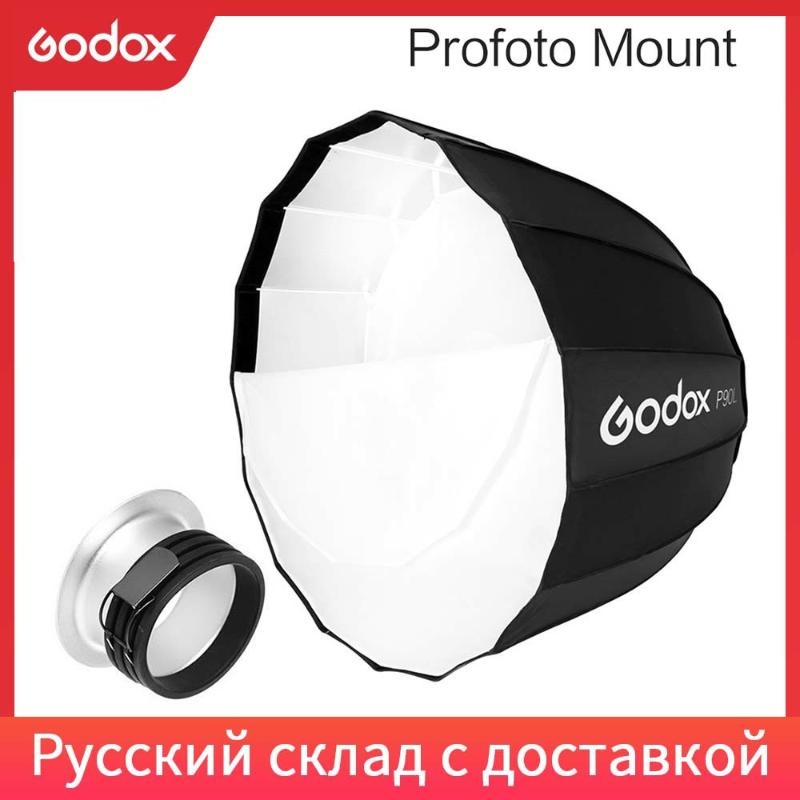 

Godox P90L 90CM 35" Deep Parabolic Profoto Mount Softbox for Studio Flash Speedlite Reflector Photo Studio Softbox