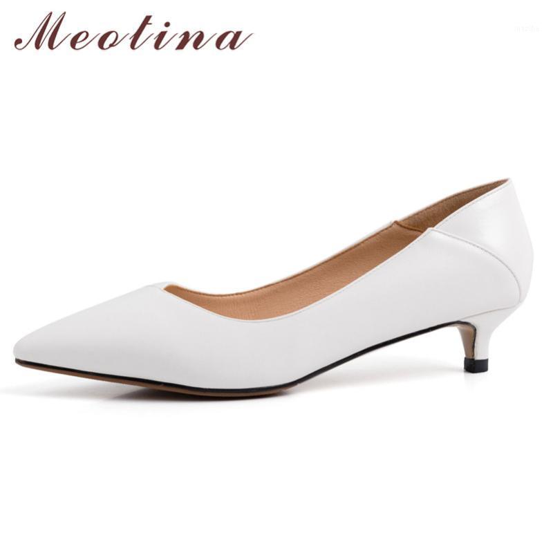 

Meotina High Heels Women Shoes Fashion Thin Heel Wedding Shoes Slip on Pointed Toe Pumps Ladies Red White Spring Plus Size 33-431, Black