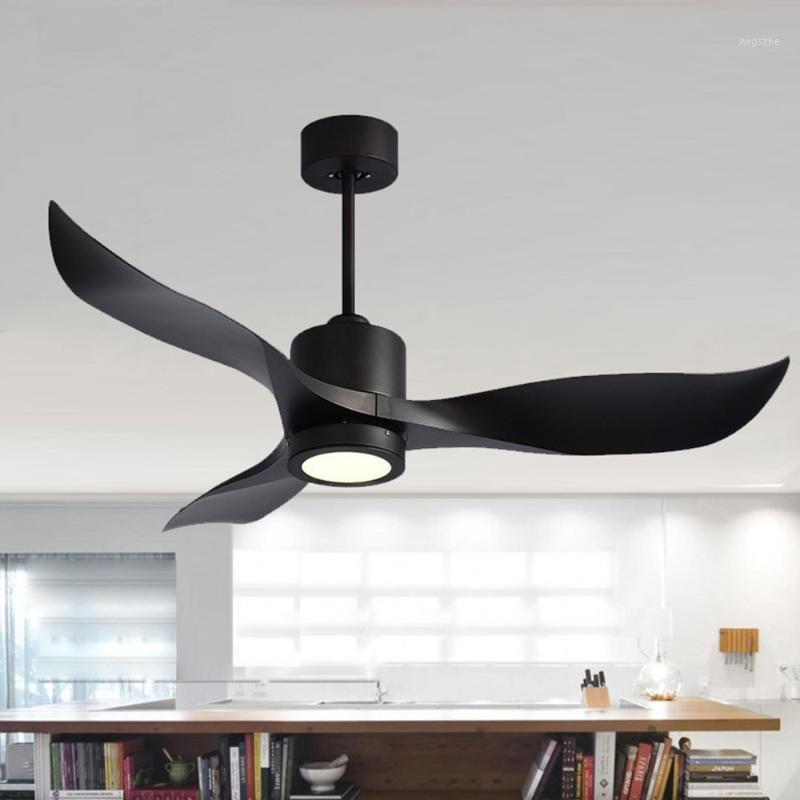 

ceiling fans with lights remote control Inverter DC 52 inch led fan lamp silent copper motor three blade easy clear 85-265v1