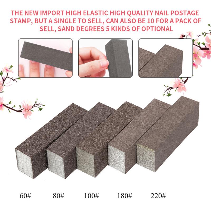 

10PC Nail Shiner Buffer Nail Files Buffing Block Sanding File Remover Fingernail Art Tool Nails Accessoires pilnik do paznokci