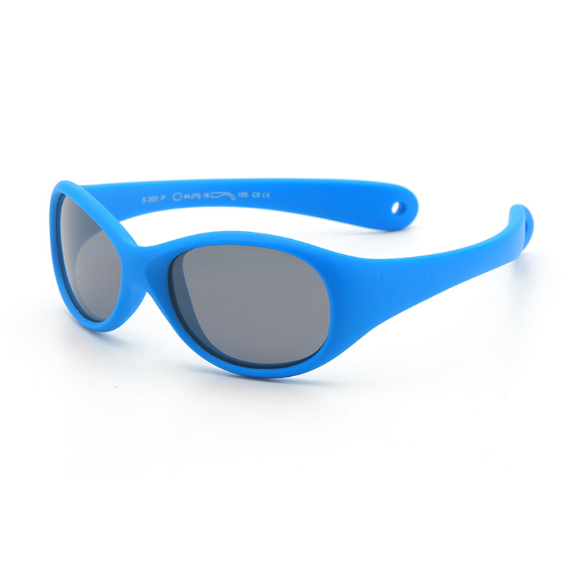 

Children's Sunglasses Polarized Silicone One-piece Mirror Boys Outdoor Sunglasses Anti-UV Kids Glasses