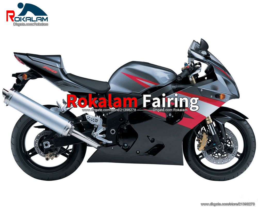

For Suzuki 04 GSXR 750 Kits 05 GSXR 600 2004 2005 GSX-R600 2005 Motorbike Fairing K4 (Injection Molding), Customize