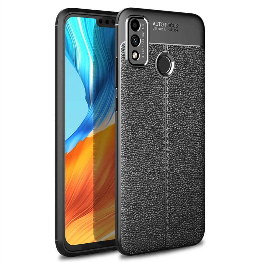 

For Huawei Honor 9X Lite Litchi Texture TPU Shockproof Case
