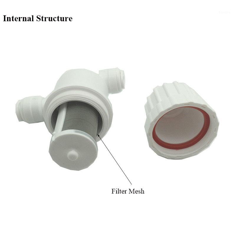 

Plastic slip lock 1/4'' connector filter inline filter for purify water and misting system1