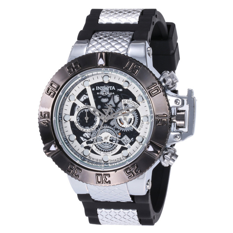 

Hot sale sports casual calendar men's quartz watch INVICTA DZ7333 Rotating Dial All hands can be operated PU strap