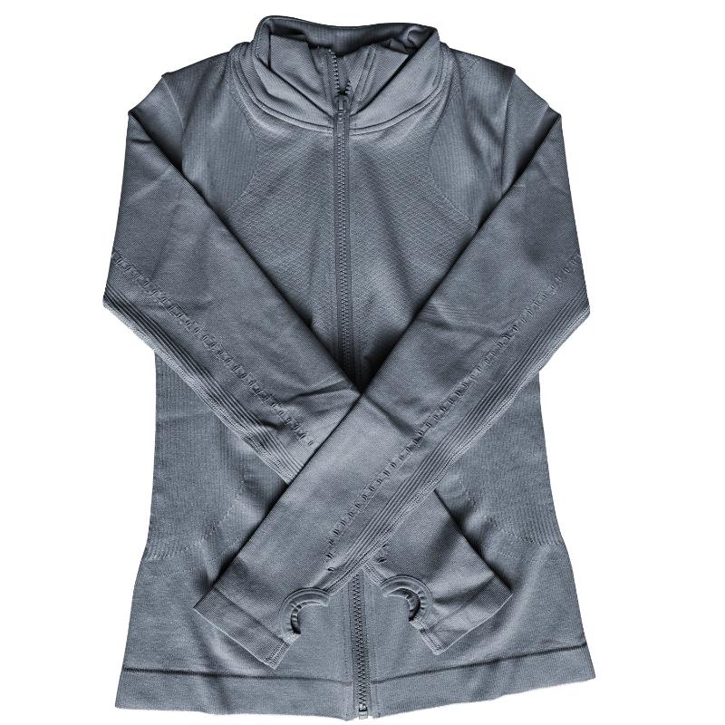 

Energy Seamless Running Jacket Women Sports Yoga Shirts Zipper Fitness Gym Tops Long Sleeves Sportswear Stretch Sports Jacket, Red yoga coat