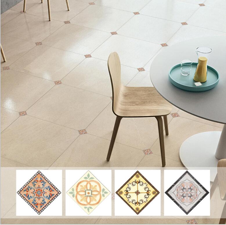 Ceramic flooring tile Wallpapers shelter decorative diagonal stickers bathroom floor sticker-image-602611290