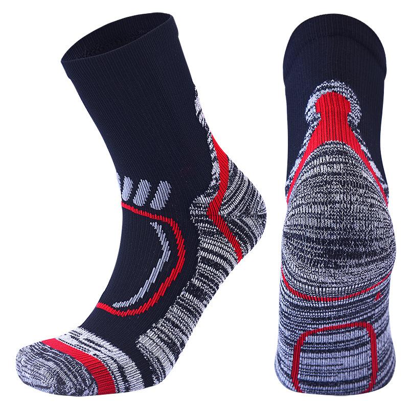 

2020 new high quality men's and women's bicycle socks mountain bike bicycle socks breathable outdoor sportswear, Beige