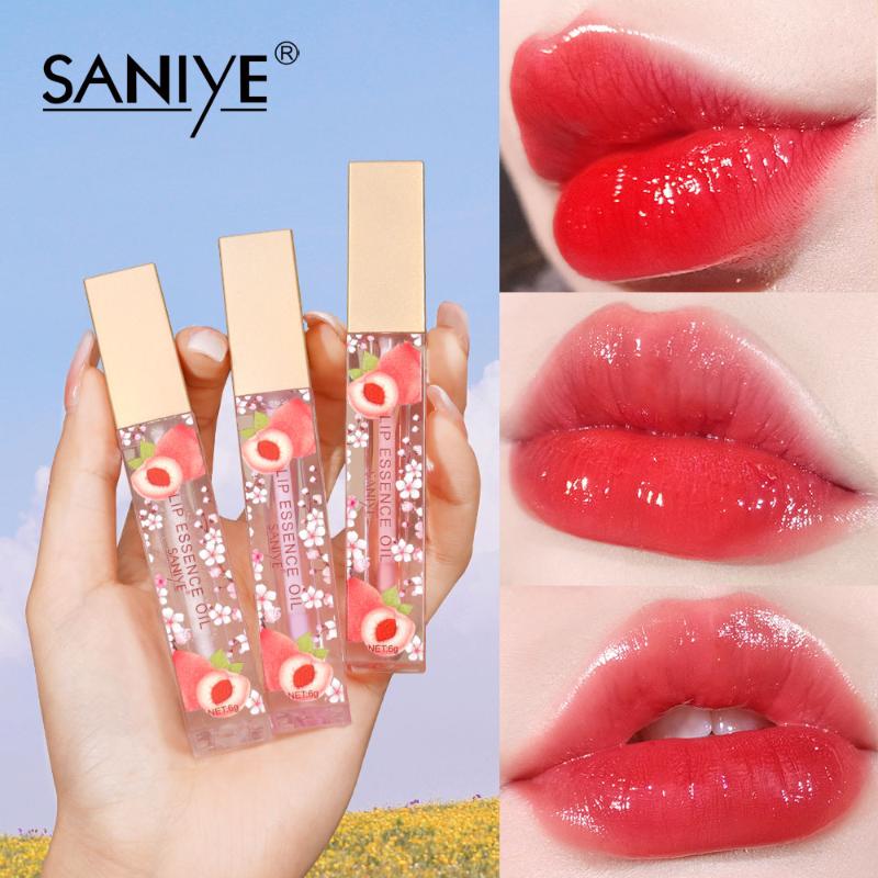 

SANIYE Colorless Oil Color Sexy Lip Liquid Lipstick Waterproof Moisturizing Plumper lip Oil Women L1154