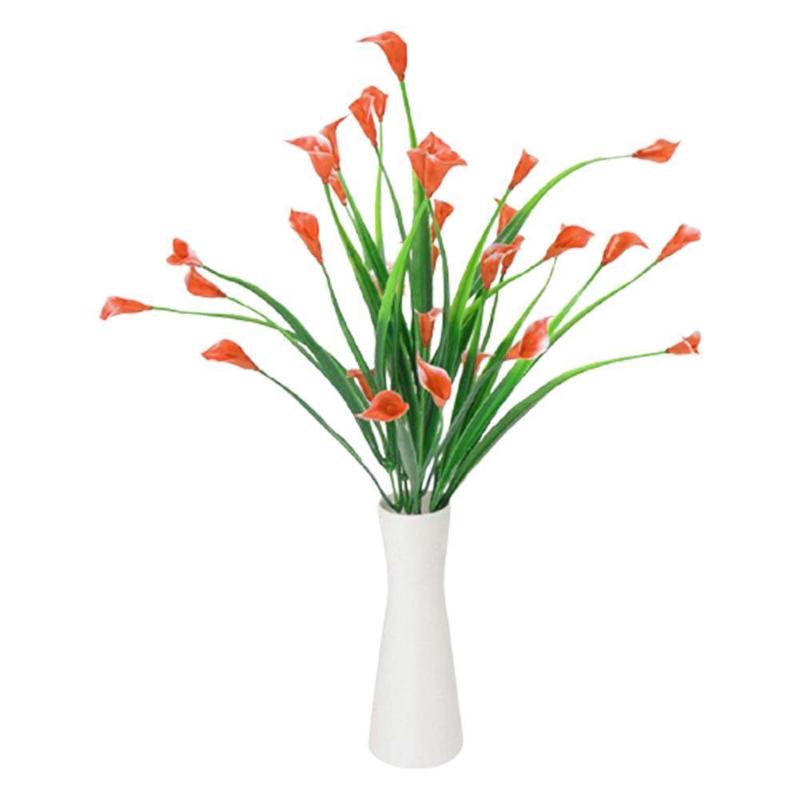 

1 Pcs 1 Sell Simulation Calla Lily Flower Valentine's Home Gift Decoration Day T7W6, Yellow