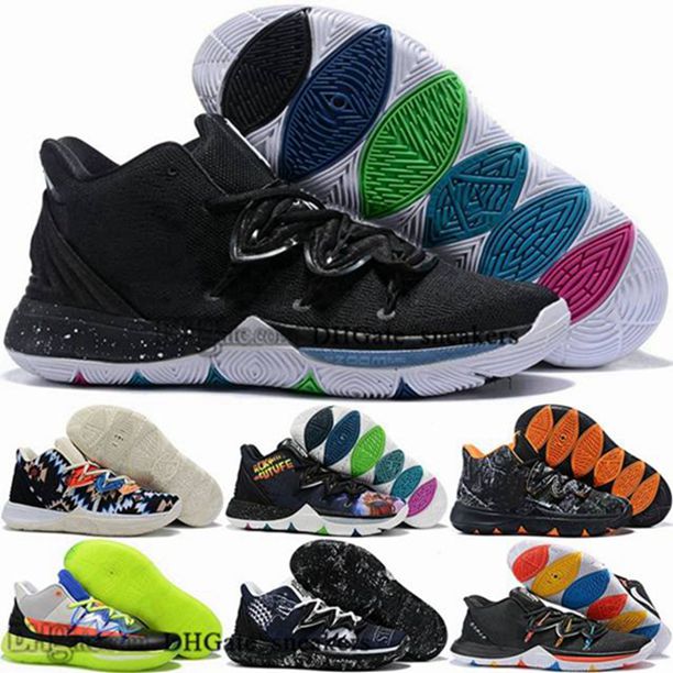 

trainers Sneakers tripler black basketball men Kyrie 5 mens women eur V girls 38 size us 47 chaussures 46 shoes irving 12 13 sports youth
