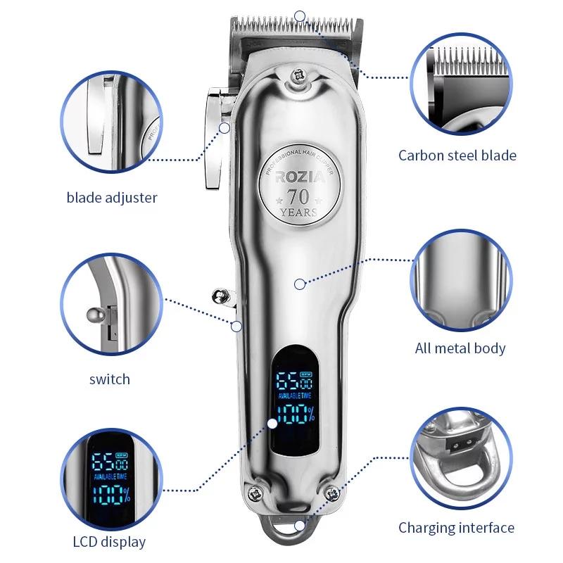 

WEIDZ Electric Hair Clipper Rechargeable Low Noise Hair Trimmer Cutting Machine Beard Shaver Trimer For Men Barber