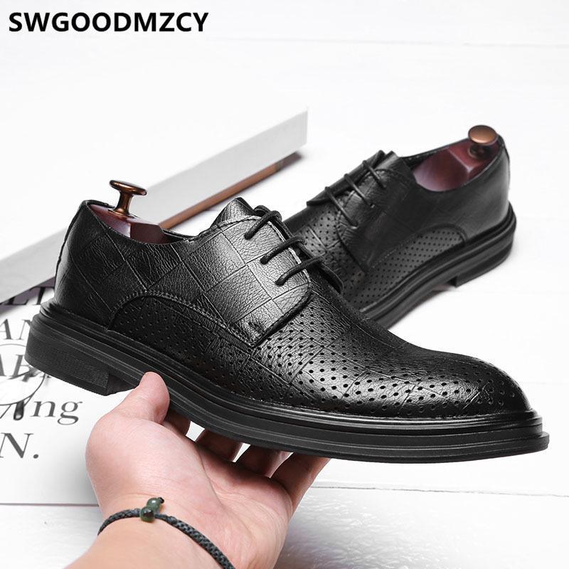 

Office Shoes Men Classic Italian Brand Designer Shoes Men Dress Coiffeur Venting Hole Oxford For Wedding Dress Zapatos1