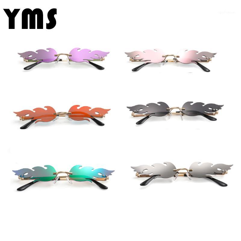 

Brand Designer Women Cat Eye Sunglasses Retro Metal Frame Flame Style Women Sun Glasses Shades UV400 Sunglass1