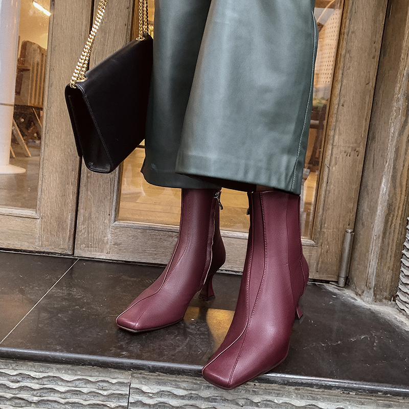 

2021 Women Shoes 22-26.5cm Long Autumn and Winter Plus Size 22-26. DL9V, White-winter