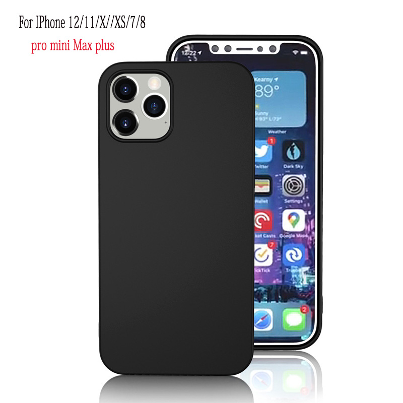 

Wholesale 20PCS/Lot silicone matte phone case for iPhone 11 12 Pro Max 6 6s 7 8 Plus XS MAX, White