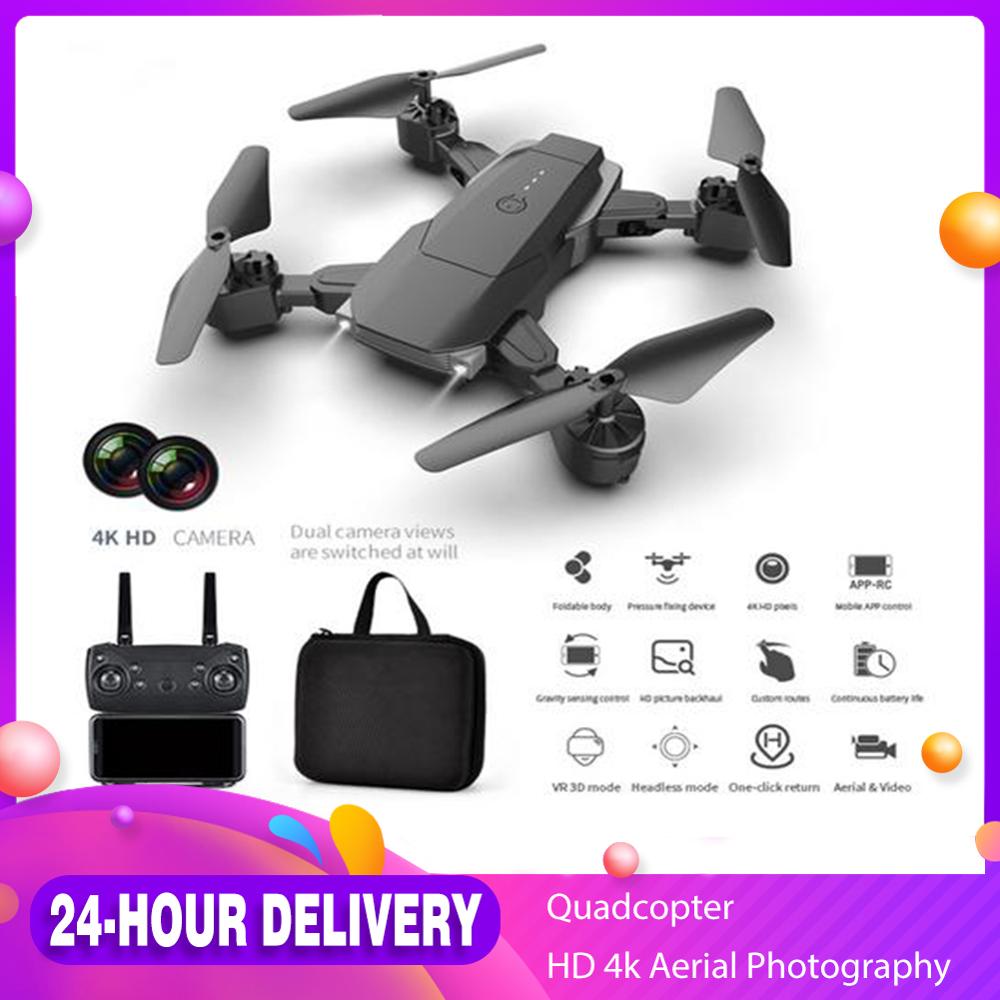 

K2 profissional RC Drone Foldable Quadcopter Drone with Dual HD 4K/1080P Camera Altitude Hold Aerial Photography Drone, Black