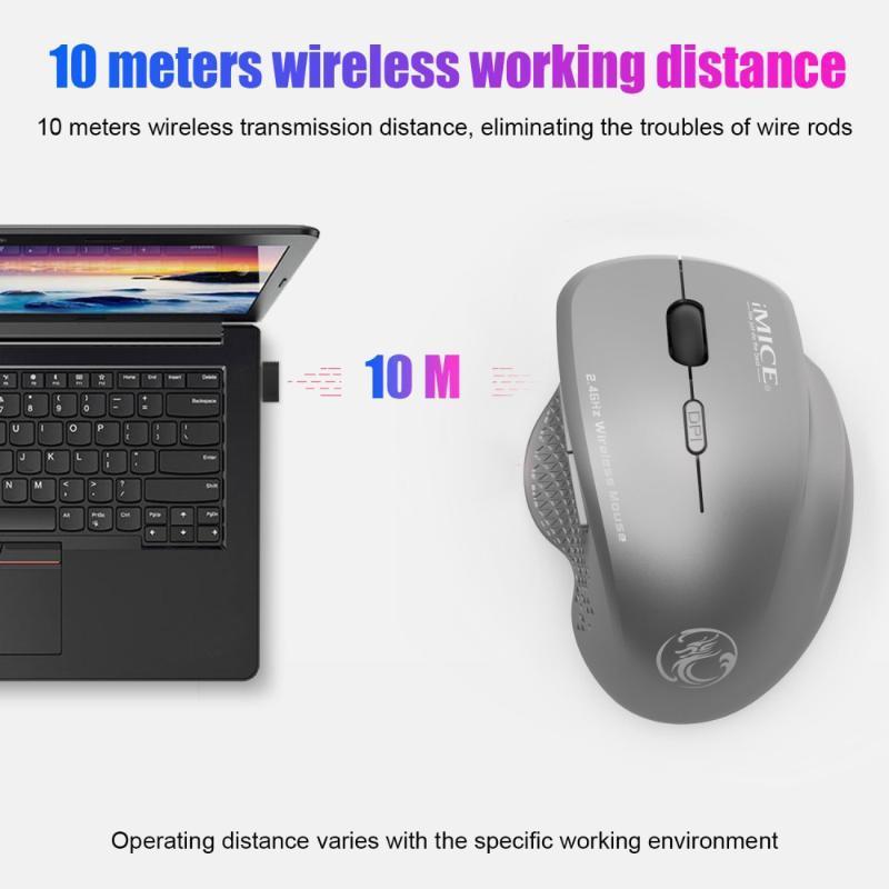 

2.4G Wireless Gamer Computer Mouse Wireless Gaming Mouse Ergonomic 6 Buttons USB Optical Game Mice for Computer PC Laptop1