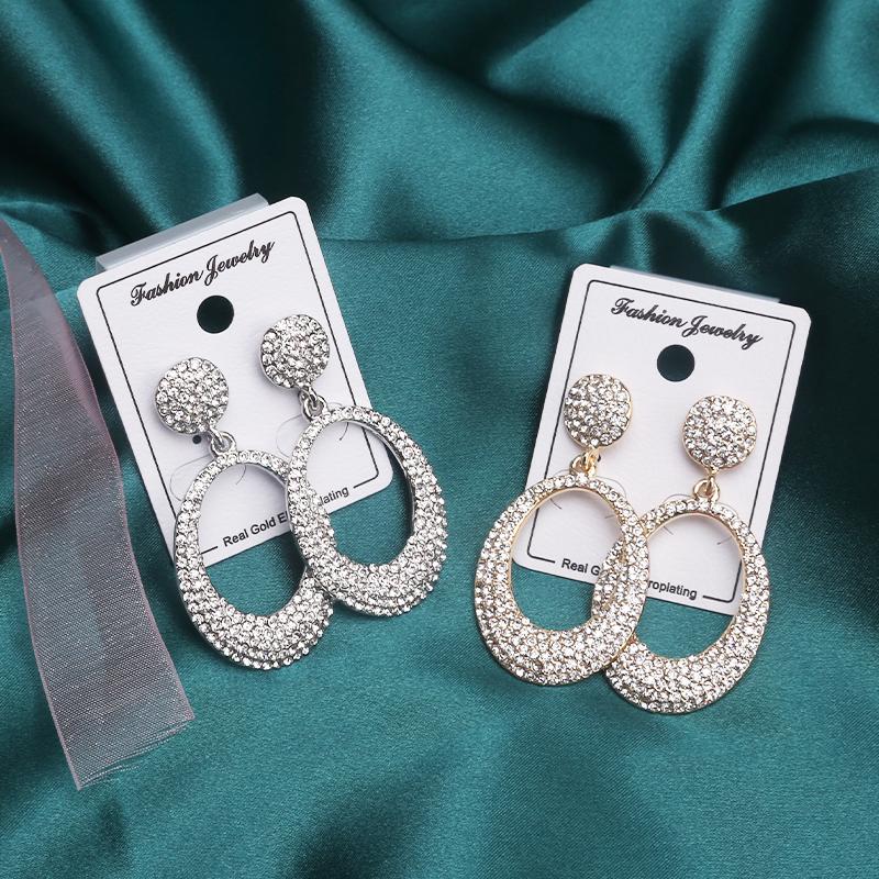 

Unusual Earring 2021 Trend New Year's Earrings For Women Piercing Stainless Steel Earrings Jewelry Pendants Round Vintage Style